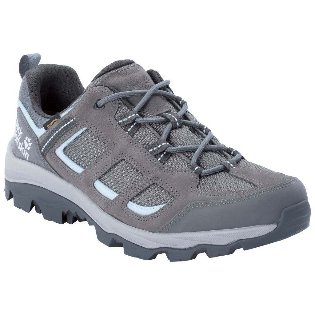 Jack Wolfskin VOJO 3 TEXAPORE LOW Chaussures Femme Gris/Bleu Clair - ZHRAMXE-98